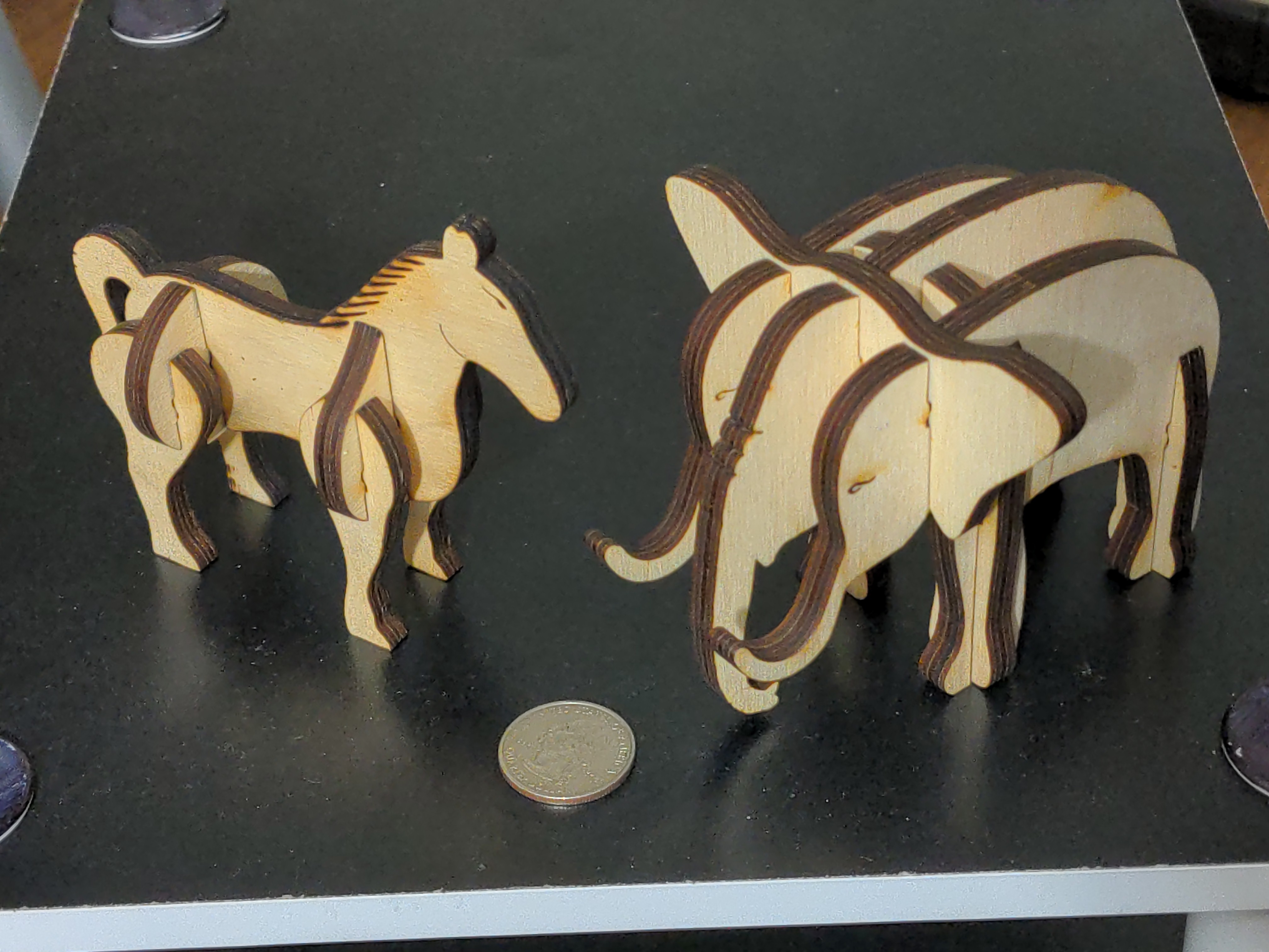 3D animal puzzles